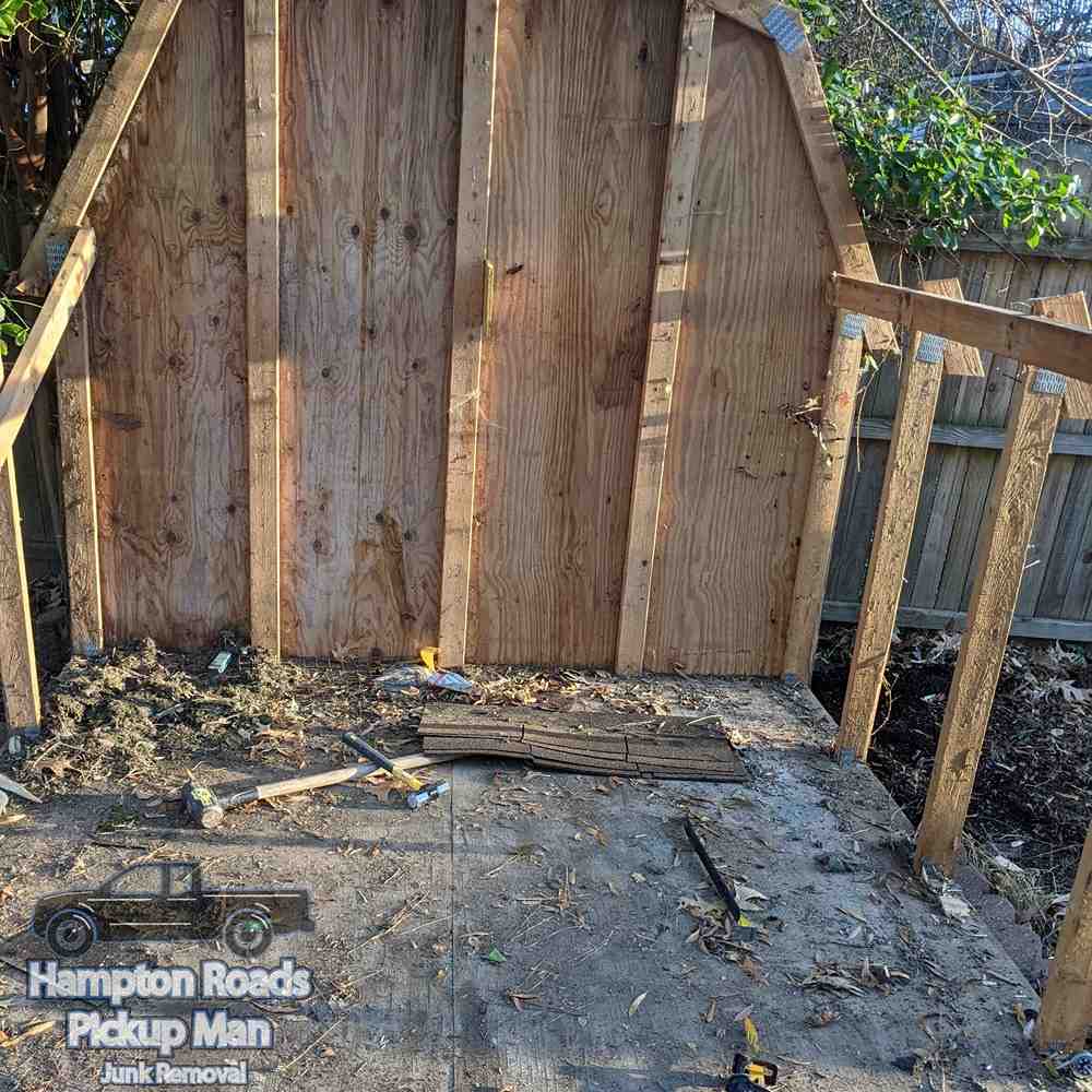 shed removal newport news va