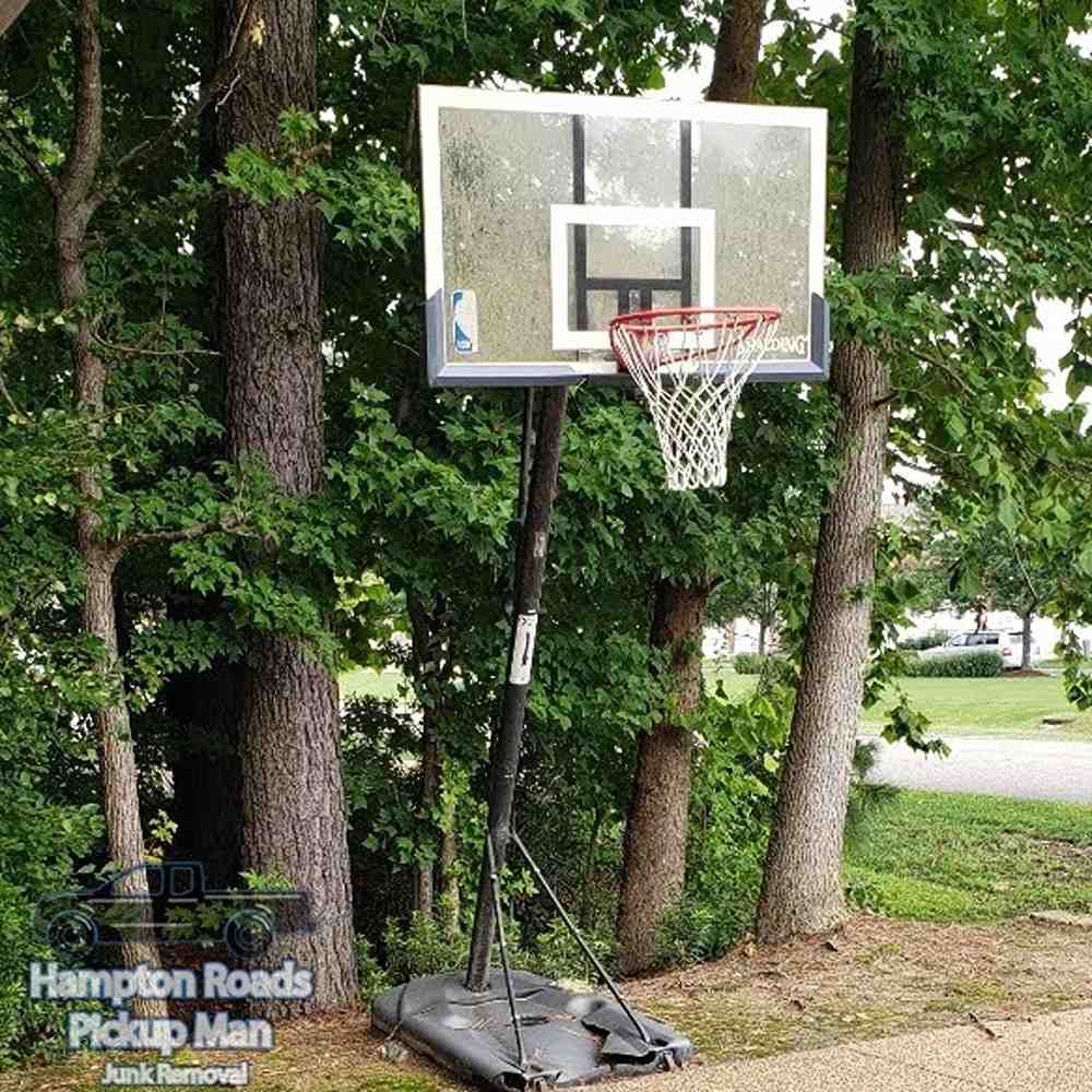basketball goal removal suffolk va